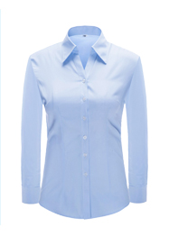 女長(zhǎng)袖V領(lǐng)襯衣 YW4517 女長(zhǎng)袖V領(lǐng)襯衣 YW4517